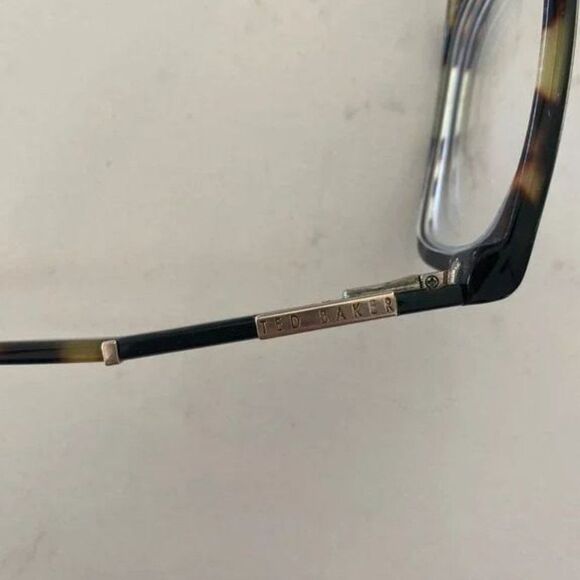 Ted Baker Women’s Black and Brown Tortoise Eyeglass Frame Only - Picture 4 of 7